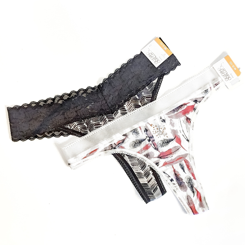 🆕 GILLIAN & O'MALLEY Thongs - 2 Pairs